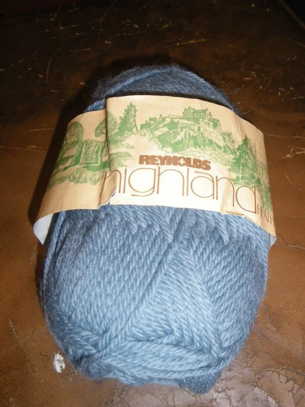 1 Skein Reynolds Highland Heathers 100% Wool Yarn 75 yds.